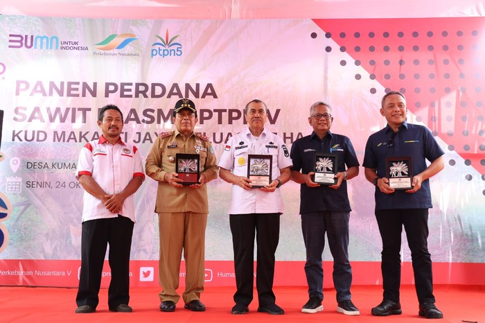 Gubernur Riau Puji Program Peremajaan Sawit Rakyat PTPN V