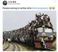 Meme WhatsApp down