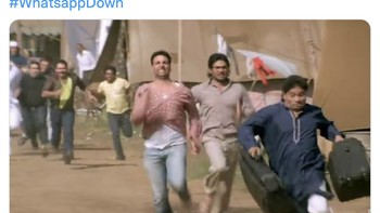 Orang-orang berbondong di Twitter untuk mencaritahu informasi apa WhatsApp benar down. Foto: Twitter