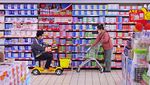 Naik Kendaraan Listrik Ini, Keliling Supermarket Nggak Capek Lagi