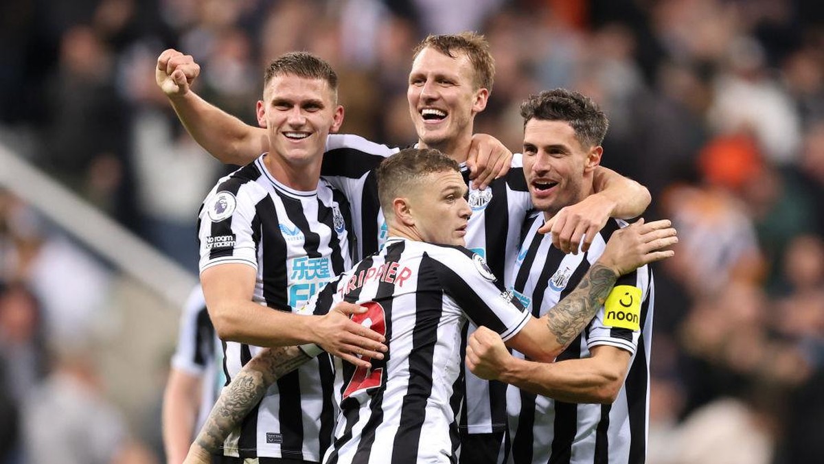 Newcastle tampil mengejutkan dengan merangsek ke papan atas Liga Inggris musim ini. Foto: Getty Images/George Wood