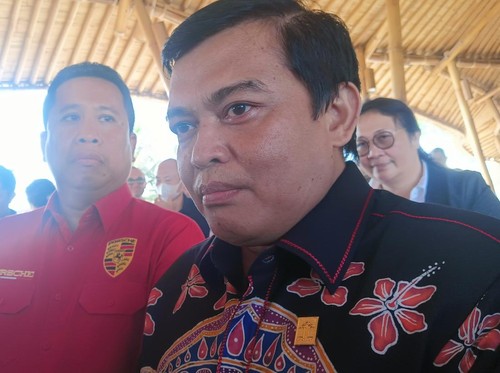 Pelaksana Tugas (Plt) Direktur Jendral (Dirjen) Imigrasi Widodo Ekatjahjana saat launching Visa Second Home, di Finns Beach Club, Canggu, Bali Selasa (25/10/2022)