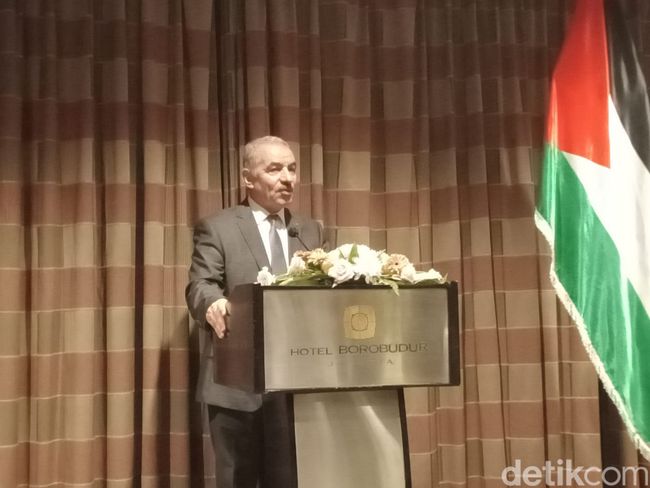 Perdana Menteri (PM) Palestina Mohammad Shtayyeh (Paradisa/detikcom)