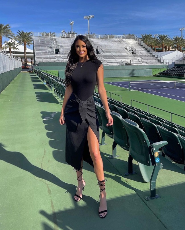 Rachel telah wara-wiri di dunia tenis dan sering menghadiri berbagai pertandingan US Open sejak berusia 12 tahun. Hal itu berawal ketika Rachel memenangkan kontes esai yang menjelaskan bagaimana petenis Amerika Serikat Arthur Ashe adalah inspirasi baginya.Foto: Instagram @@rstuhlmann