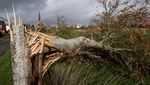 Penampakan Rumah-Gereja di Prancis Usai Diterjang Tornado