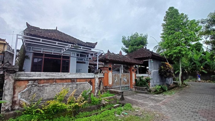 Rumah tempat anak dirantai ibu kandungnya di Banjar Pasekan Belodan, Desa Dajan Peken, Kecamatan Tabanan, Kabupaten Tabanan, Bali.