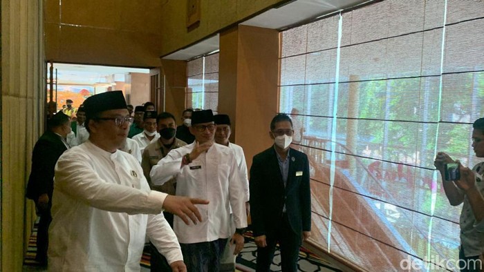 Sandiaga Uno di acara PPP Jatim