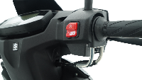 Avenis 125 juga telah dilengkapi dengan teknologi Suzuki Easy Start System, Safety Shutter Key, side stand engine cut-off switch, Brake lock system dan fitur ICBS (Integrated Combined Braking System) yang mengintegrasikan rem bagian depan dan belakang. Foto: Dok. Suzuki