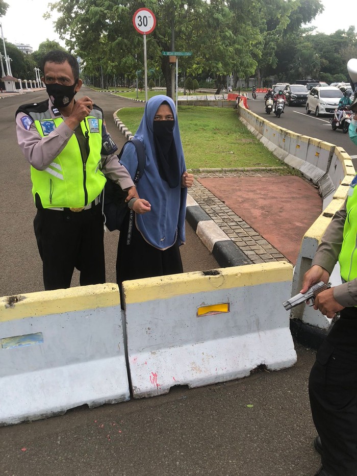 Wanita bawa pistol ditangkap saat coba terobos Istana Negara (dok. Polisi)