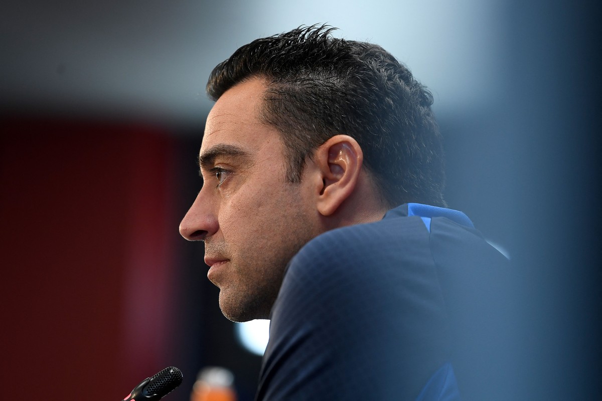 Pelatih Barcelona Xavi Hernandez menanggapi ejekan dari pelatih AS Roma Jose Mourinho. (Foto: AFP via Getty Images/JOSEP LAGO)