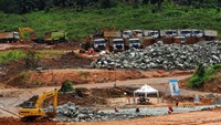 Selain infrastruktur di KIPP, Kementerian PUPR juga tengah menyelesaikan pembangunan Bendungan Sepaku Semoi untuk menyediakan air baku kawasan IKN berkapasitas 2.000 liter/detik dan Kota Balikpapan sebesar 500 liter/detikFoto: Dok Kementerian PUPR