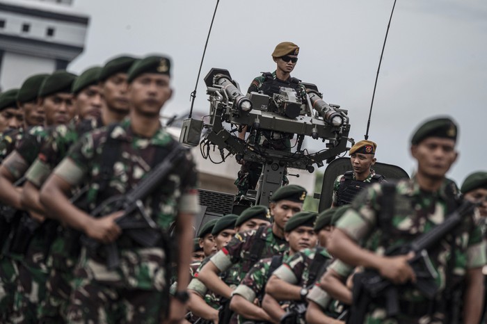 Apel ini diikuti prajurit TNI Angkatan Darat wilayah Jabotadebek. Dalam apel pasukan tersebut, Dudung mengatakan TNI AD harus teguh pada netralitas.