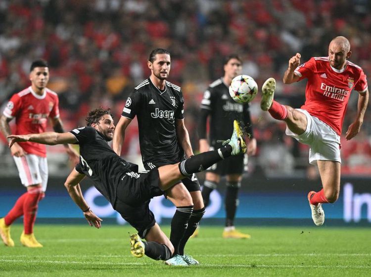 Ditaklukkan Benfica, Juventus Tersingkir dari Liga Champions