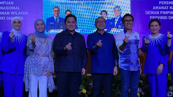 Erick Thohir hadiri acara PAN. (Brigitta/detikcom)