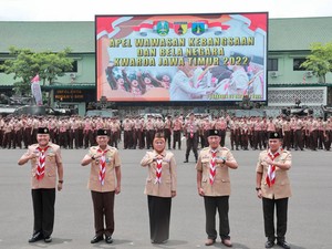 Pesan Khusus Gubernur Khofifah untuk Pramuka Jatim
