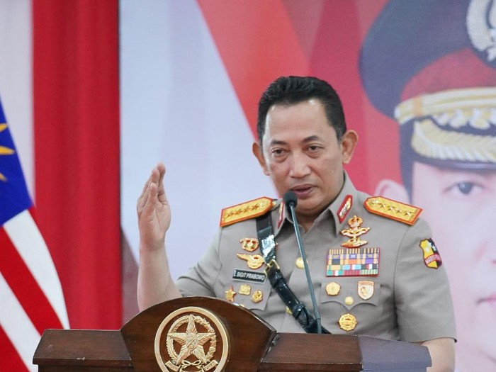 Kapolri Jenderal Listyo Sigit Prabowo menghadiri penutupan pendidikan Sespimti Dikreg ke-31 dan Sespimmen Dikreg ke-62 Tahun 2022 di Lembang, Jawa Barat, Selasa (25/10/2022).