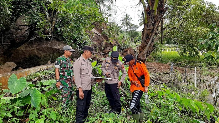 Lokasi longsor di Cianjur.