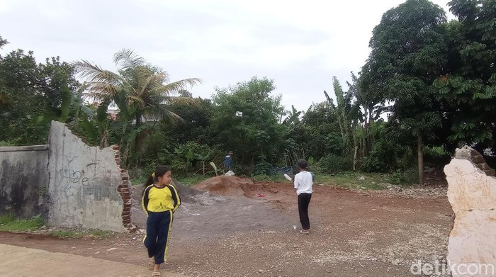 Lokasi yang akan dijadikan penampungan air.