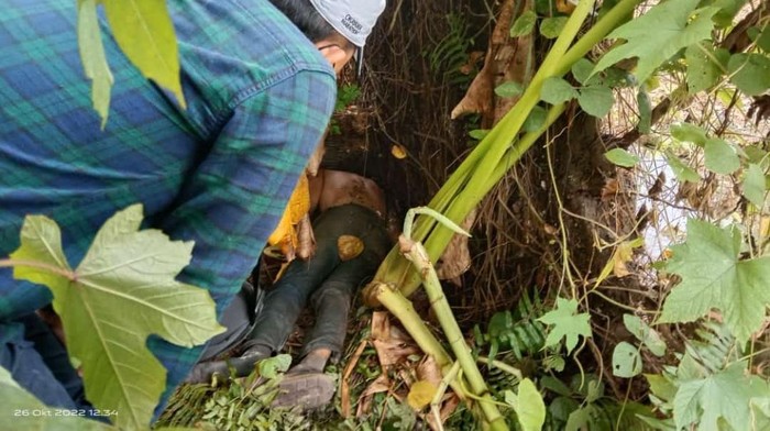 Penemuan mayat tanpa identitas di Kecamatan Medan Sunggal, Kota Medan. (Foto: Istimewa)