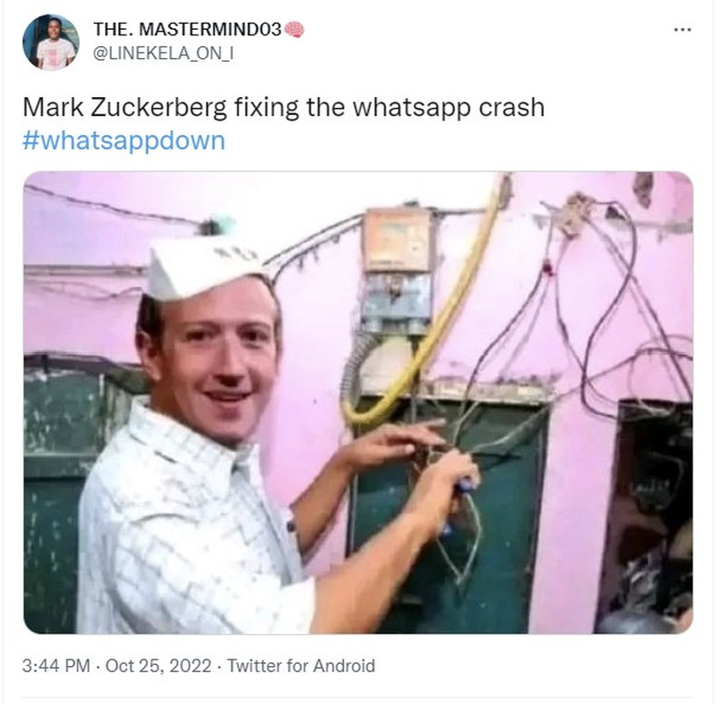 Meme WhatsApp Down