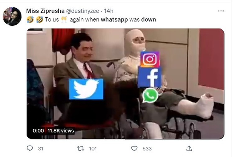 Meme WhatsApp Down