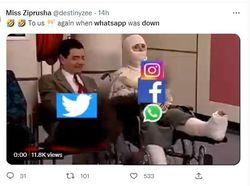 Meme Kocak WhatsApp Down Ramai di Medsos, Zuckerberg Jadi Korban