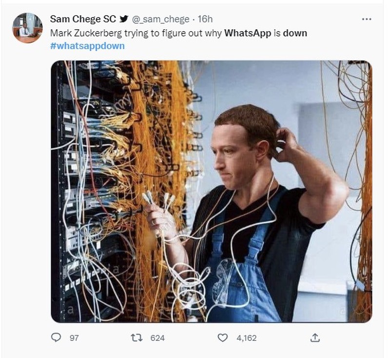 Meme WhatsApp Down