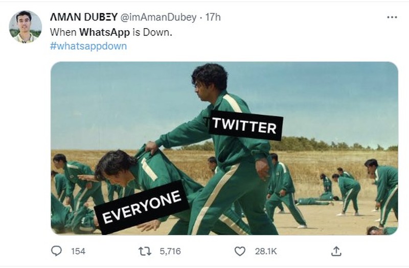 Meme WhatsApp Down