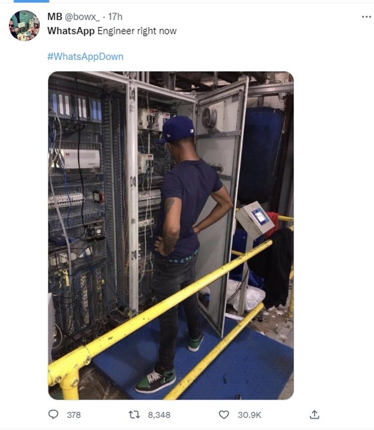 Meme WhatsApp Down