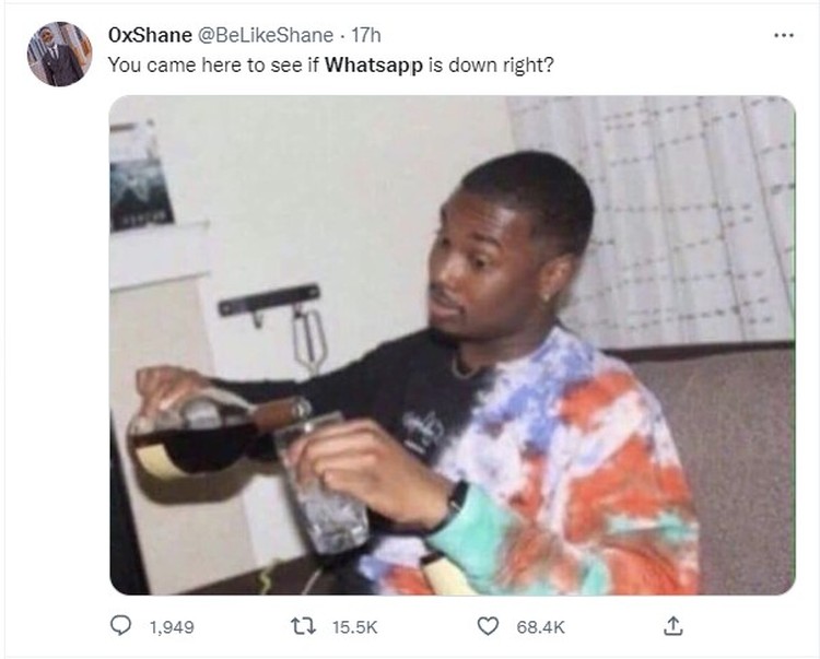 Meme WhatsApp Down