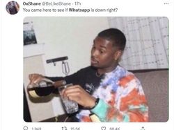 Meme Kocak WhatsApp Down Ramai di Medsos, Zuckerberg Jadi Korban