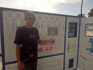 Udara Diubah Jadi Air Minum di Labuan Bajo
