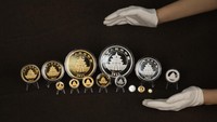 Biasanya koin panda Emas 1 gram memiliki nilai nominal 10 yuan.
