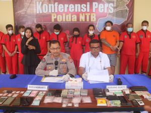 Selama Oktober 6 Kasus Narkoba Diungkap Polda NTB, Sita 66,05 Gram Sabu
