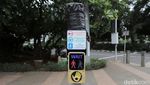 Tiang Rambu Pelican Crossing di Sudirman Buntung Lho