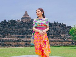 7 Foto Prilly Latuconsina Pakai Tenun, Tampil Elegan dengan Kain Indonesia