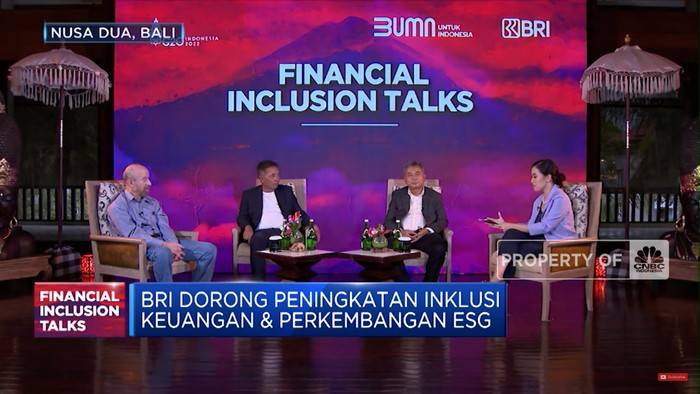 Screenshot G20 Financial Inclusion Talks CNBC Indonesia