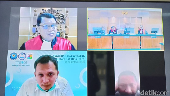 Sidang Kasus Sabu Hakim PN Rangkasbitung
