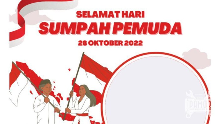 Twibbon Hari Sumpah Pemuda 2022
