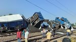 Waduh! Kereta Pengangkut Kecelakaan, Batu Bara Berceceran di Rel