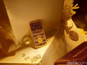 Antam Jual Liontin dan Emas Batangan Motif Batik, Harganya Berapa?