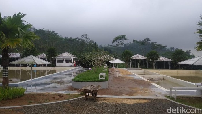 Banjir di Ben Dina Hills kini mulai surut. Foto diambil Kamis (27/10/2022) pukul 14.00 WIB.