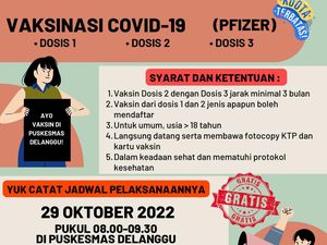 Jadwal Vaksin Puskesmas di Klaten, Cek di Sini!