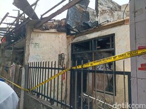 5 Rumah Hangus Terbakar di Tambora Jakbar Digaris Polisi