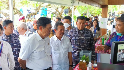 Kementerian Kelautan dan Perikanan (KKP) menggelar Gerakan Nasional (Gernas) Bulan Cinta Laut di Taman Bhagawan, Badung, Bali, Kamis (27/20/2022).