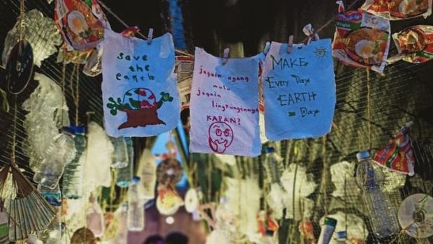 Komunitas Saling.id (Sahabat Lingkungan) yang fokus penanganan sampah
