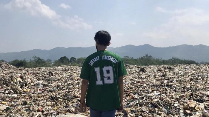 Komunitas Saling.id (Sahabat Lingkungan) yang fokus penanganan sampah