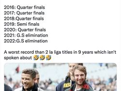 Meme Kocak Barcelona Dilempar Bayern Munich ke Europa League