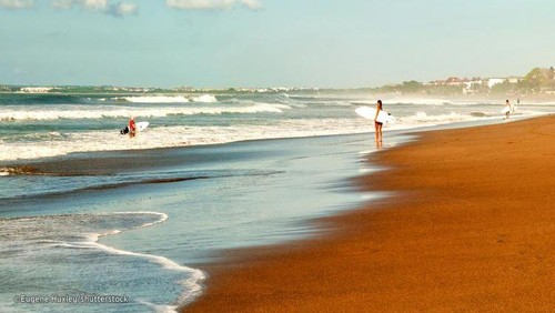 Ilustrasi beberapa pantai di Bali.