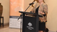 Duta Besar Australia untuk Indonesia, Penny Williams PSM, menyampaikan pentingnya progam AIMEP. “AIMEP berperan penting untuk mempromosikan pemahaman, kerja sama dan saling menghormati antara negara kita,” kata Penny Williams PSM.